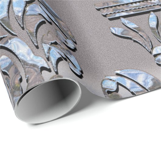 Miliscent Shadow Damask Cadeaupapier (Rol Hoek)