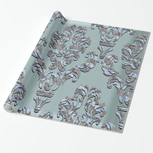 Miliscent Sherwood Damask Cadeaupapier