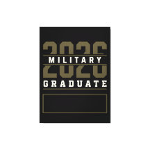 Militair Afgestudeerde 2026 Geschenk met Eigen Naa