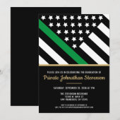 Militair Afstuderen Basis Training Patriotic Army Kaart (Voorkant / Achterkant)