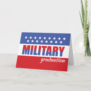 Militair Afstuderen gefeliciteerd met sterren Kaart