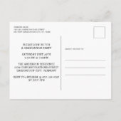 Militair Afstuderen Patriottische Afstuderen fotov Uitnodiging Briefkaart (Achterkant)