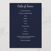 Militair - Amerikaanse vlag - Viering van het leve Programmakaart (Achterkant)