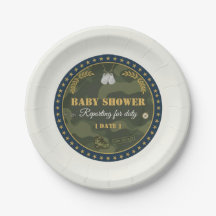 Militair Baby Shower Papieren Bord Meldt zich voor