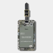 Militair Bagagelabel (Voorkant verticaal)