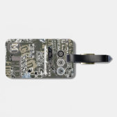 Militair Bagagelabel (Achterkant horizontaal)