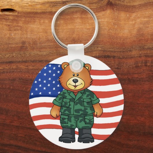 Militair Beer - SRF Sleutelhanger (Voorkant)