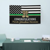 Militair Bootcamp Leger Afsluitingsfeest Spandoek (Beurs)