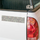 Militair bos Camouflage Achtergrond verlicht Bumpersticker (Op Truck)