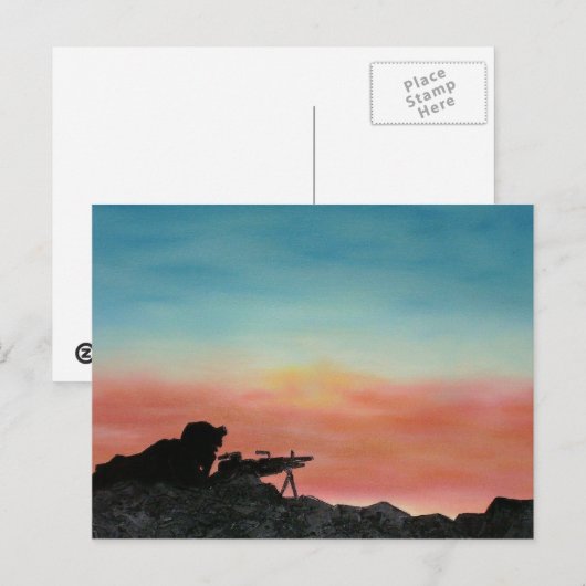 militair briefkaart (Voorkant / Achterkant)