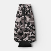 Militair Bruin Camouflage Patroon Gepersonaliseerd Flesjeskoeler (Achterkant)