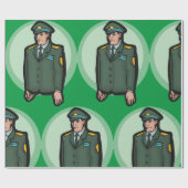 militair cadeaupapier (Vlak)