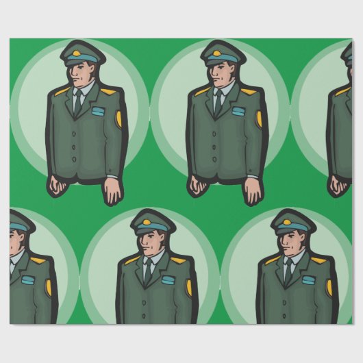 militair cadeaupapier (Vlak)