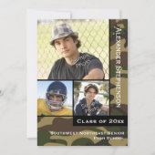 Militair Camo Green 3 Foto-Afstuderen Kaart (Voorkant)