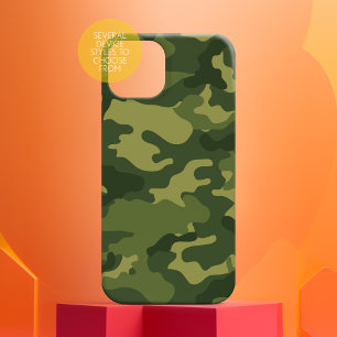 Militair Camopatroon - Donkere Groenen Case-Mate iPhone 14 Hoesje
