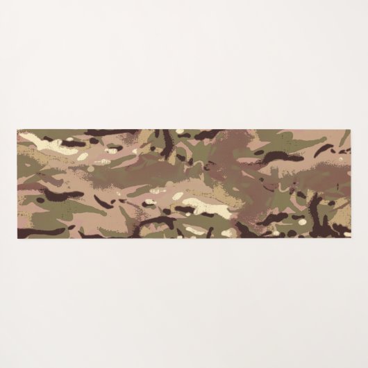 Militair Camouflage Army Green Camo Pattern. Yogamat (Achterkant (horizontaal))