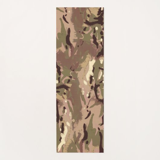 Militair Camouflage Army Green Camo Pattern. Yogamat (Voorkant)