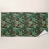militair camouflage badhanddoek  (Voorkant)