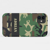 Militair Camouflage Case-Mate iPhone Case (Achterkant (horizontaal))