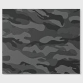 militair camouflage donkere avond cadeaupapier (Vlak)