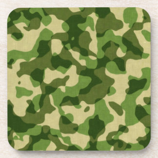 militair-camouflage-patroon bier onderzetter