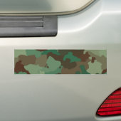 Militair Camouflage Patroon (Strijdkrachten) Bumpersticker (Op auto)