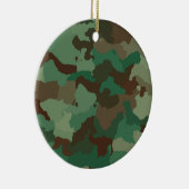Militair Camouflage Patroon (Strijdkrachten) Keramisch Ornament (Rechts)