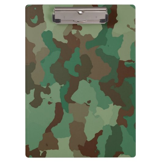 Militair Camouflage Patroon (Strijdkrachten) Klembord (Voorkant)