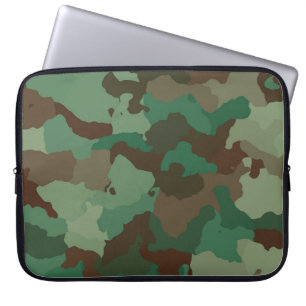 Militair Camouflage Patroon (Strijdkrachten) Laptop Sleeve