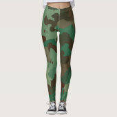 Militair Camouflage Patroon (Strijdkrachten) Leggings (Voorkant)