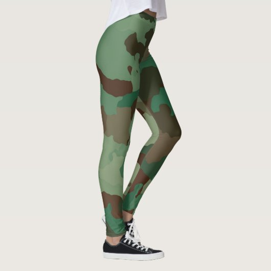 Militair Camouflage Patroon (Strijdkrachten) Leggings (Rechts)