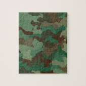 Militair Camouflage Patroon (Strijdkrachten) Legpuzzel (Verticaal)