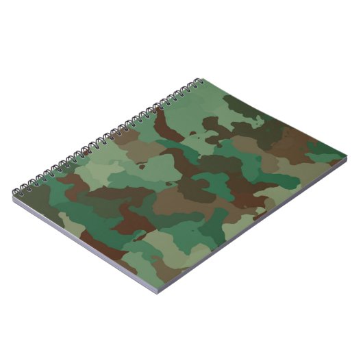 Militair Camouflage Patroon (Strijdkrachten) Notitieboek (Linkerzijde)
