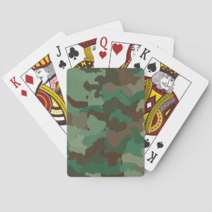Militair Camouflage Patroon (Strijdkrachten) Pokerkaarten