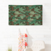 Militair Camouflage Patroon (Strijdkrachten) Spandoek (Insitu)