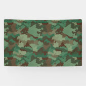 Militair Camouflage Patroon (Strijdkrachten) Spandoek (Horizontaal)