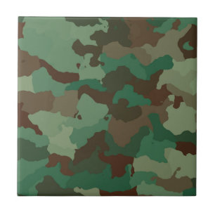 Militair Camouflage Patroon (Strijdkrachten) Tegeltje