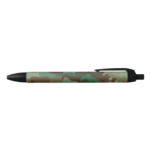 Militair Camouflage Patroon (Strijdkrachten) Zwarte Inkt Pen (Bovenkant)