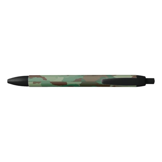Militair Camouflage Patroon (Strijdkrachten) Zwarte Inkt Pen (Achterkant)