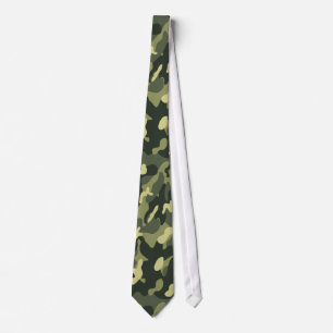 Militair Camouflage Patroon Stropdas