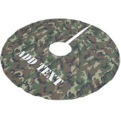 Militair Camouflage Patroon voor bossen Kerstboom Rok (Gekanteld)