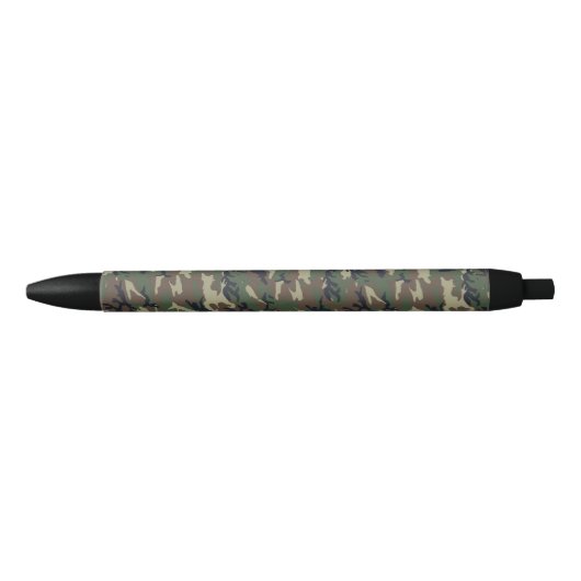 Militair Camouflage Patroon voor bossen Zwarte Inkt Pen (Voorkant)