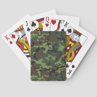 Militair camouflage-patroon, Woodland Style Pokerkaarten