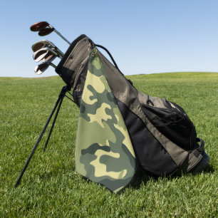 Militair camouflage Woodland Golfhanddoek