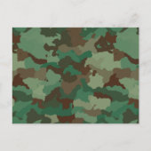 militair camouflagebriefkaart briefkaart (Voorkant)