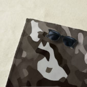 Militair camouflageontwerp strandlaken (In situ)