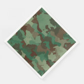 militair camouflagepapier servet (Hoek)