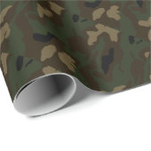 militair camouflagepatroon cadeaupapier (Rol Hoek)