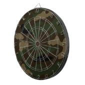 militair camouflagepatroon dartbord (Voorkant Rechts)