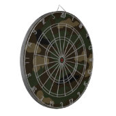 militair camouflagepatroon dartbord (Voorkant Links)